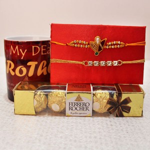 set of 2 rakhis