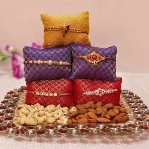 rakhi set of 5 combo