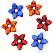 Set of 6 Floating Flowers