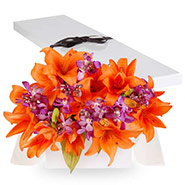 orchid lilly Flat box