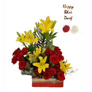 Bhai Dooj Vibrant Blooms