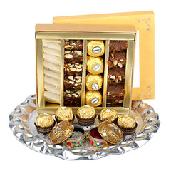 Bhai Dooj Thali with Sweets-UAE