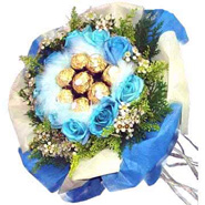 Ferrero & Blue Roses