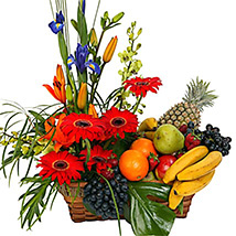 Special Fruit n Flower Basket