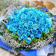 99 Blue Roses