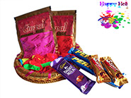 Scented Gulal with Chocolates
