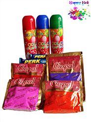 Rang Barse with Spray Cans