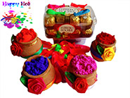 Colorful Holi With Ferrero Rochers