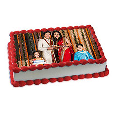 Colorful Photo Cake - Diwali Gifts