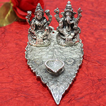 Silver Laxmi Ganesha