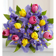 Tulip and Iris Bouquet