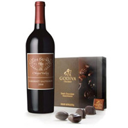 Cabernet & Godiva Chocolates