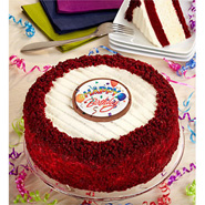 Happy Birthday Red Velvet Cheesecake