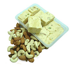 Dry Fruits & Soan Papdi - Diwali Gifts