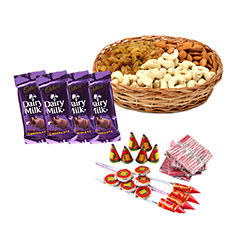 Mix Dryfruits N Crackers - Diwali Gifts