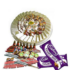 Crackers With Chocolates - Diwali Gifts