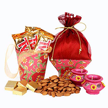 Chocolates, Almonds & Diyas