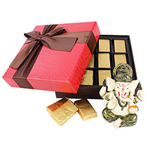 Tempting Assorted Chocolates & Ganesha