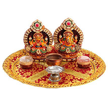 Ethnic Pooja Thali & Idols