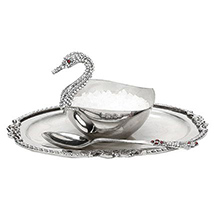 Swarovski Swan Thali Set