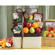 Fruit and Favorites Gift Basket