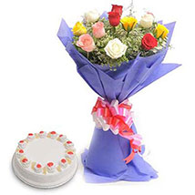Mix Flowers n Cake-EL