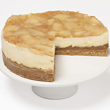 Caramel Toffee Apple Cheesecake