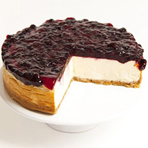 Skinny Blackcurrant Blast Cheesecake