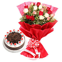 Colorful Roses n Cake