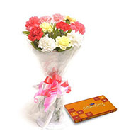 Carnations N Chocolates