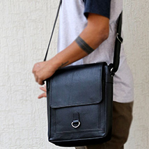 Black Messenger Bag