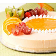 Orange cheese cake