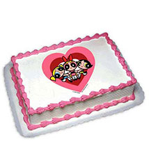 Powerpuff Girls Photo Cake 1kg