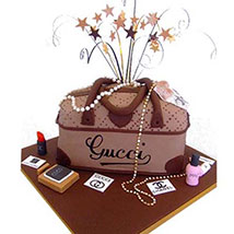 Rich Gucci handbag Cake