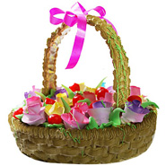 Basket Of Love Cake