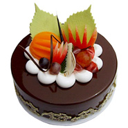 Fruit Chocolate Cake For Mumbai