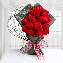 15 Red Roses Bunch