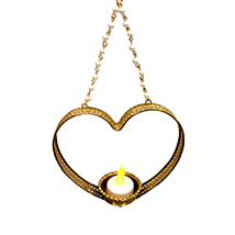 Heart shape Electric Candle Stand