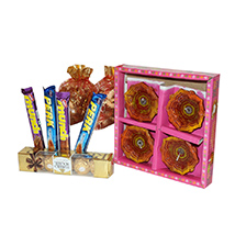 Diya set- Delectable Gift Pack