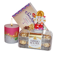 Diwali gift with candles