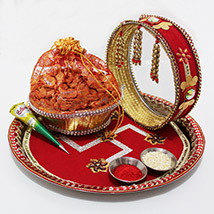 A Complete Karwa Chauth Thali