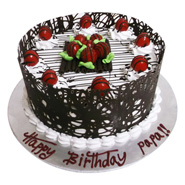 1kg Blackforest Cake Eggless