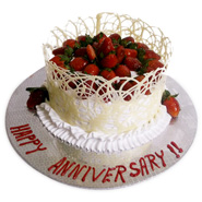 1kg Strawberry Cake Eggless