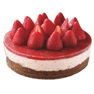 1kg Strawberry Moussecake Eggless