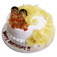 1kg Pineapple Cake Eggless