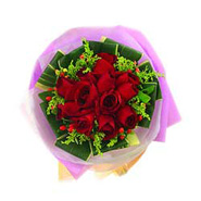 12 Red Roses Bouquet-MAL