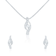 Mahi Endearing Curve Pendant set