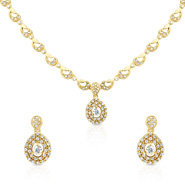 Oviya Evening Blush Necklace Set