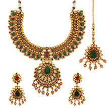 Maang Tikka with Crystals for Women by Donna 