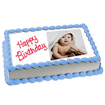 2kg Photo Cake Vanilla Sponge Eggless